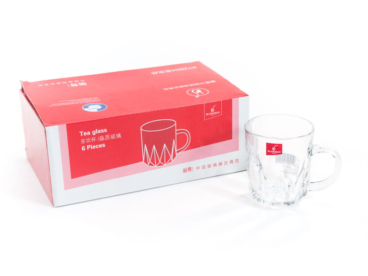 DIAMOND CUT TEA/COFFEE GLASS KTZB04.
