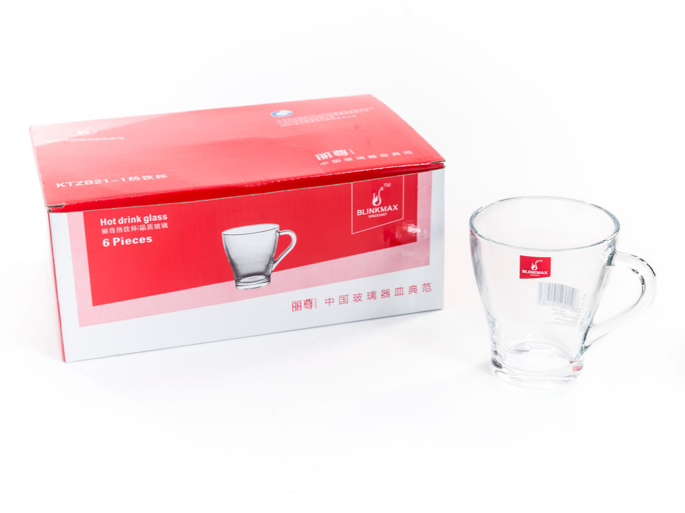 COFFEE/TEA GLASS S/6 KTZB21-1