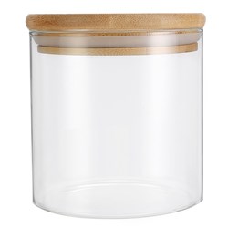 CAMDEN GLASS JAR BAMBOO LID 610ML 76309