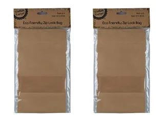 ECO FRIENDLY MED ZIP LOCK BAG/6 . CRAFT 250318