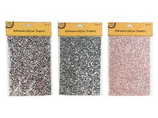 A5 GLITTER SHEET - ADHESIVE CRAFT 252428