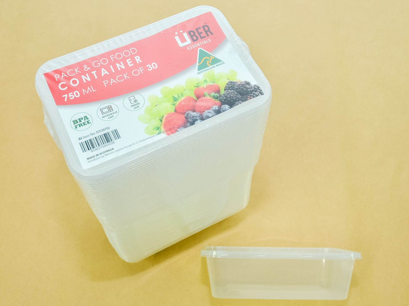 750ML CONTAINER 30 PACK DIS30750