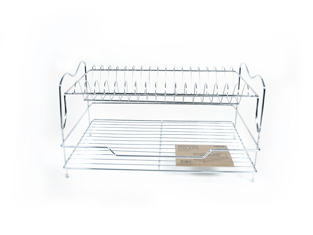2 TIER DELUXE DISH RACK CTN/2 CPE276