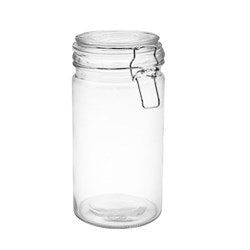 FRESCO GLASS CLIP JAR 1.1LÂ 20X10CM 83277