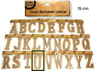 15CM ALPHABET LETTERS- U CRAFT 199716