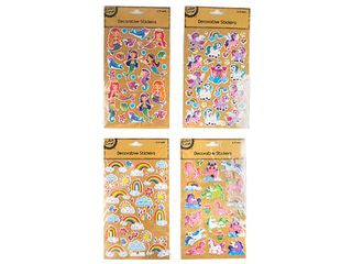 GIRLS METALLIC STICKERS CRAFT 252404