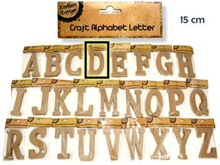 15CM ALPHABET LETTERS- D CRAFT 199549