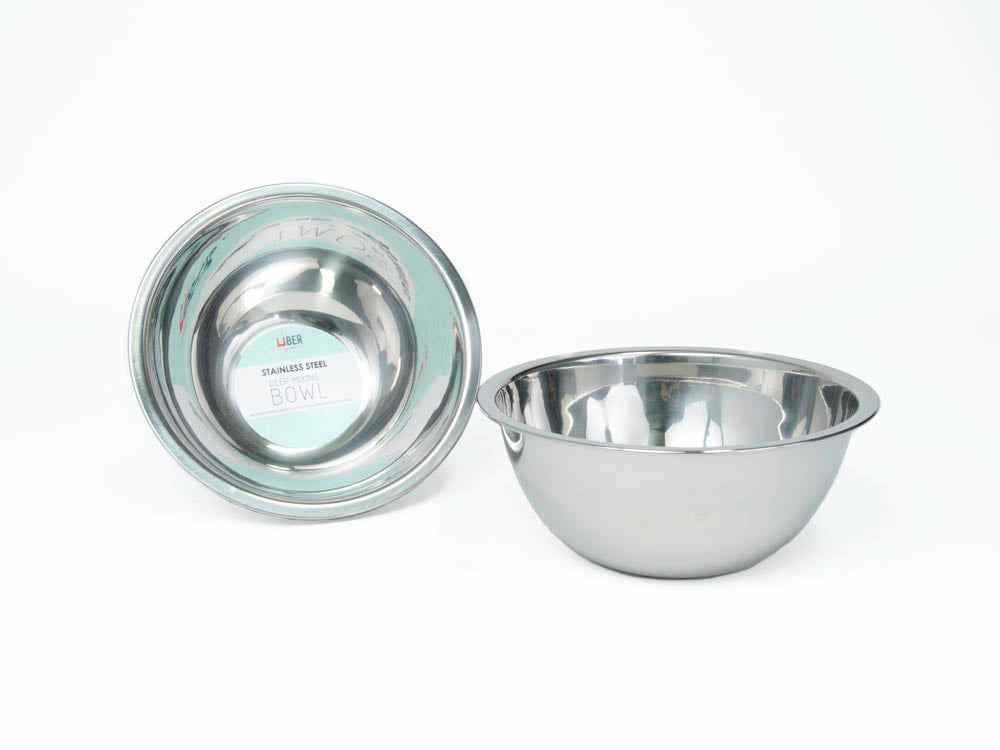 30CM DEEP STAINLESS STEEL MIXING BOWL KTS618.