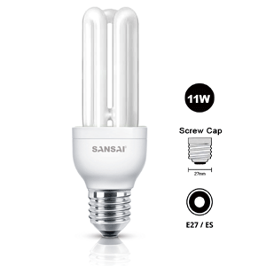 11W Daylight Energy Saving Globe GL-3U/11W-E27