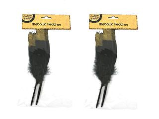 METALLIC BLK/GOLD FEATHER/3 CRAFT 197057