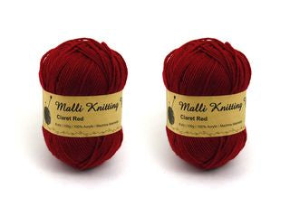 100G CLARET RED YARN SEW 178346