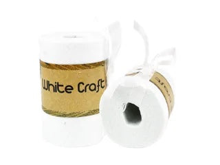 FELT ROLL WITH RIBBON - WHITE. CRAFT 233748