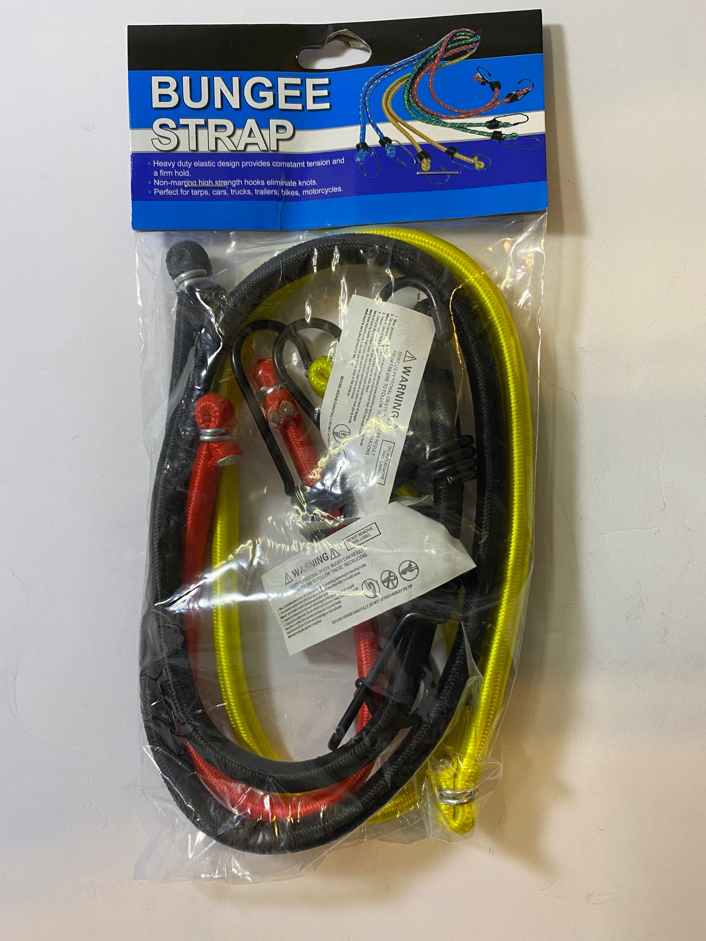 3pcs @8mm 30,60,90cm Bungee Rope 12101