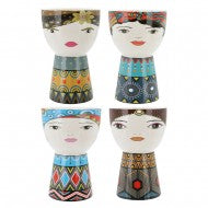 POT FACE 4 ASS 12X12X19CM  CP99856