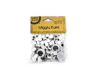 ASST WIGGLY EYES/150 CRAFT 213627