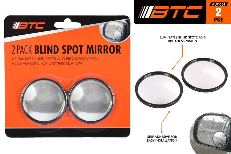 2pce Blind Spot Rear-View Mirrors AUT-034
