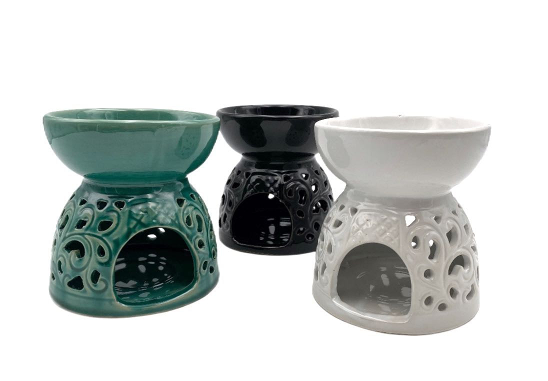 JUMBO DELUX OIL BURNER 14.5X14.5CM 3 ASST COL. OBS3609