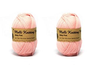 100G BABY PINK YARN SEW 123384