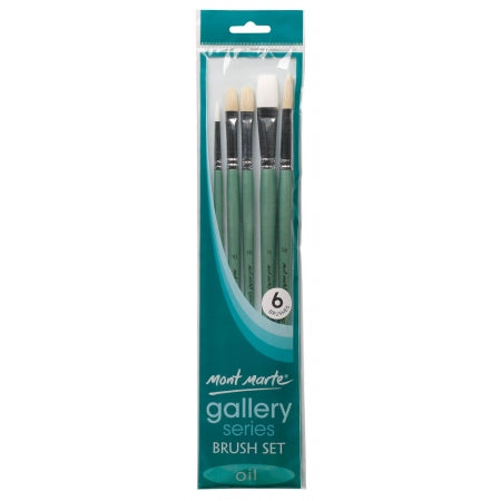 MM Gallery Series Brush Set Oils 6pc BMHS0021