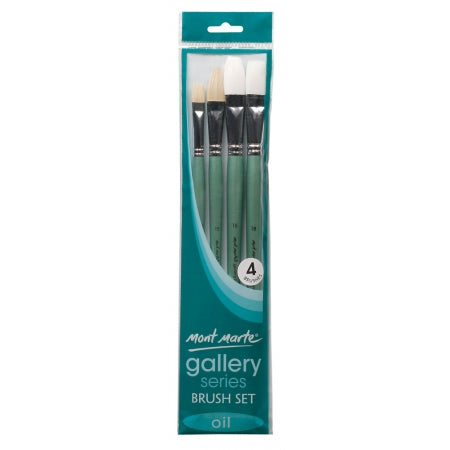 MM Gallery Series Brush Set Oils 4pc BMHS0022