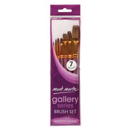 MM Gallery Series Brush Set Watercolour 7pc BMHS0026
