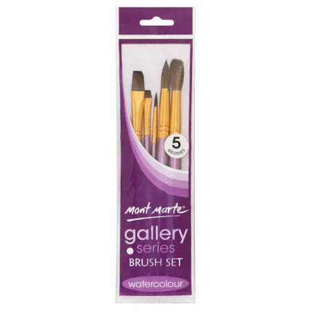 MM Gallery Series Brush Set Watercolour 5pc BMHS0027