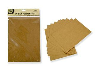 A4 KRAFT SHEETS/10 CRAFT 210244
