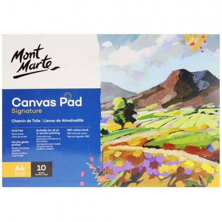 MM Canvas Pad 10 Sheet A4 CAXX0024