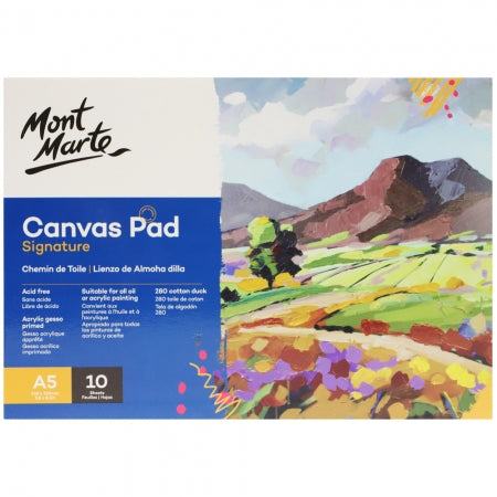 MM Canvas Pad 10 Sheet A5 CAXX0025