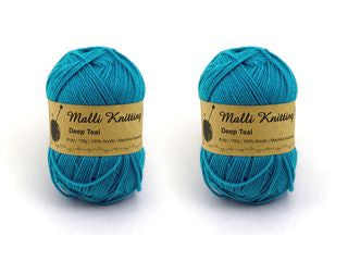 100G DEAP TEAL YARN SEW 178421