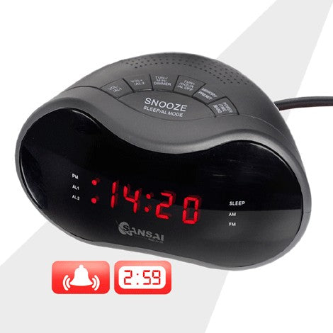 Digital Alarm Clock Radio CR-1233