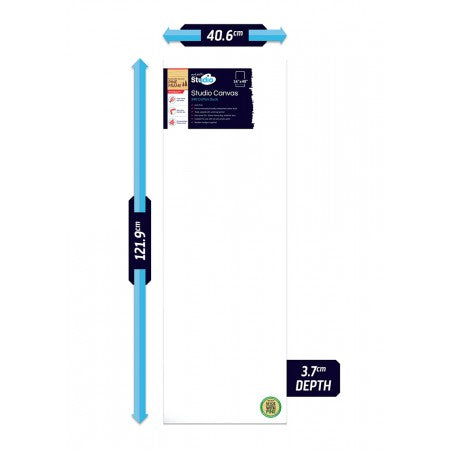 MM Signature Canvas Pine Frame D.T. 40.6x121.9cm CSDT4012