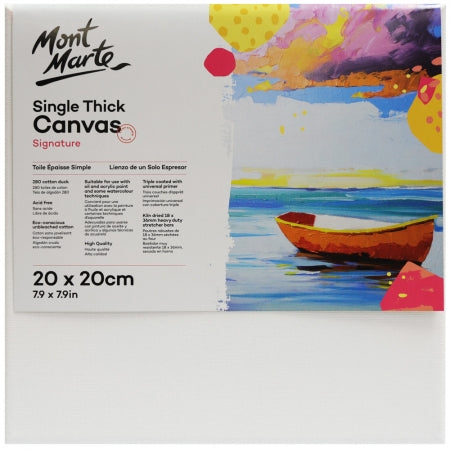 MM Signature Canvas Pine Frame S.T. 20x20cm CSST2020