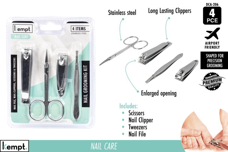 4Pc Manicure Set. DCA-206