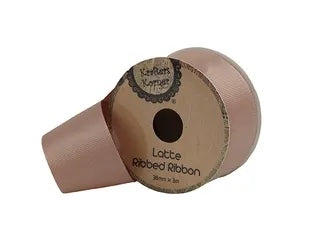 RIBBED LATTE RIBBON 38MMX3M. CRAFT 251780