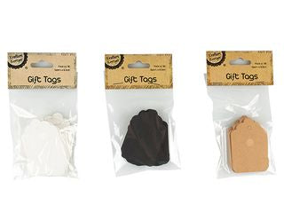 6.3CM RECT GIFT TAG/30 CRAFT 222247