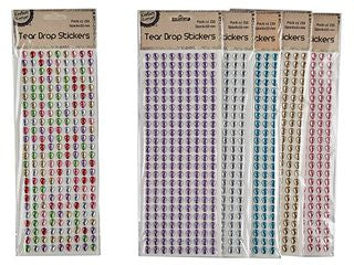 TEAR DROP STICKERS/216 CRAFT 250141