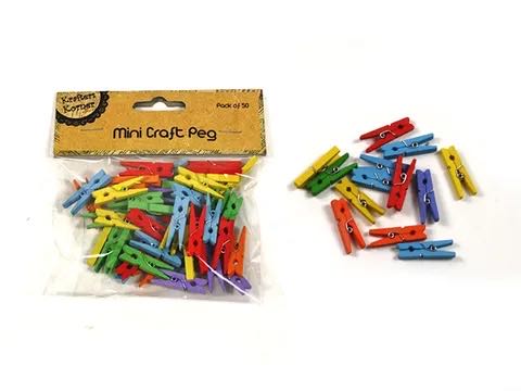 COL MINI CRAFT PEGS/50 CRAFT 217540