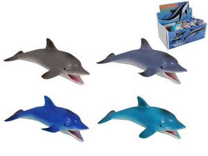 18CM/7" SQUEAKY DOLPHIN PVC TOY. SD7