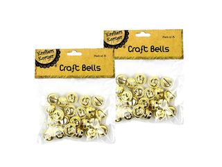 2CM GOLD BELLS/24 CRAFT 230402