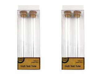 15CM CRAFT GLASS TEST TUBE/2 CRAFT 213214