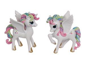 9CM RAINBOW UNICORN PEGASUS. UNIRSTS