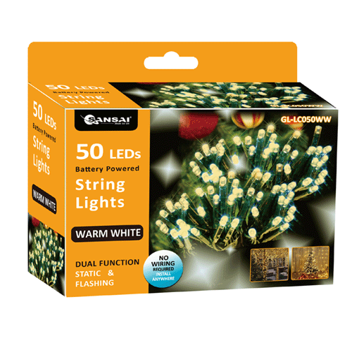 LED STRING PARTY LIGHTS GL-LC050WW