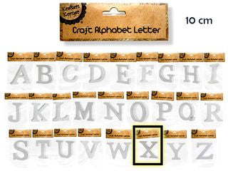 10CM ALPHABET LETTERS- X CRAFT 200009