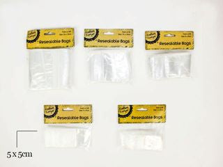 PK/100 RESEALABLE BAGS CRAFT 207657