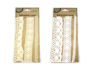 ADHESIVE LACE STRIPS/3 CRAFT 209835