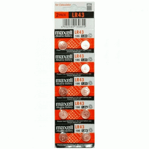 Watch Battery LR43/M