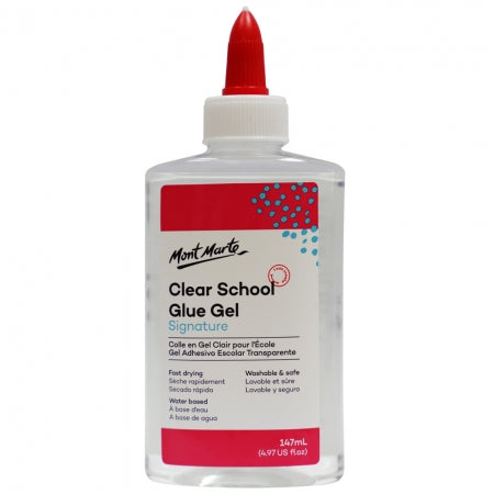 MM Clear School Glue 147ml Washable