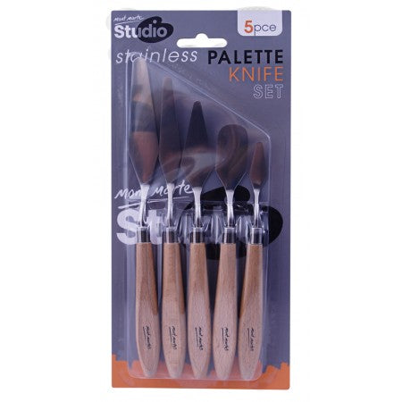 MM Studio Palette Knife Set 5pc - Stainless MAPK0002