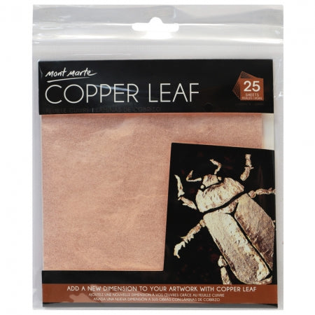 MM Copper Leaf 14x14cm 25 sheets MAXX0023